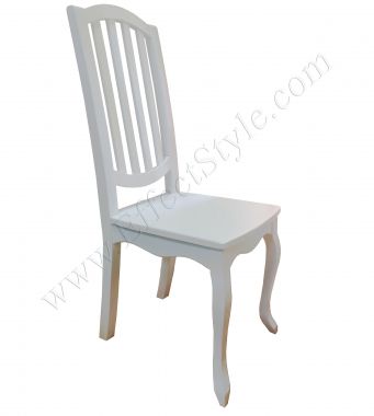 Стул фигурный Semi White