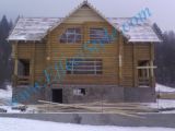 Дикий сруб, дом из дикого сруба